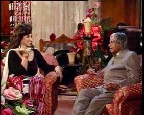 Manoranjana Gupta interviewing Former President Dr. A.P.J.Abdul Kalam